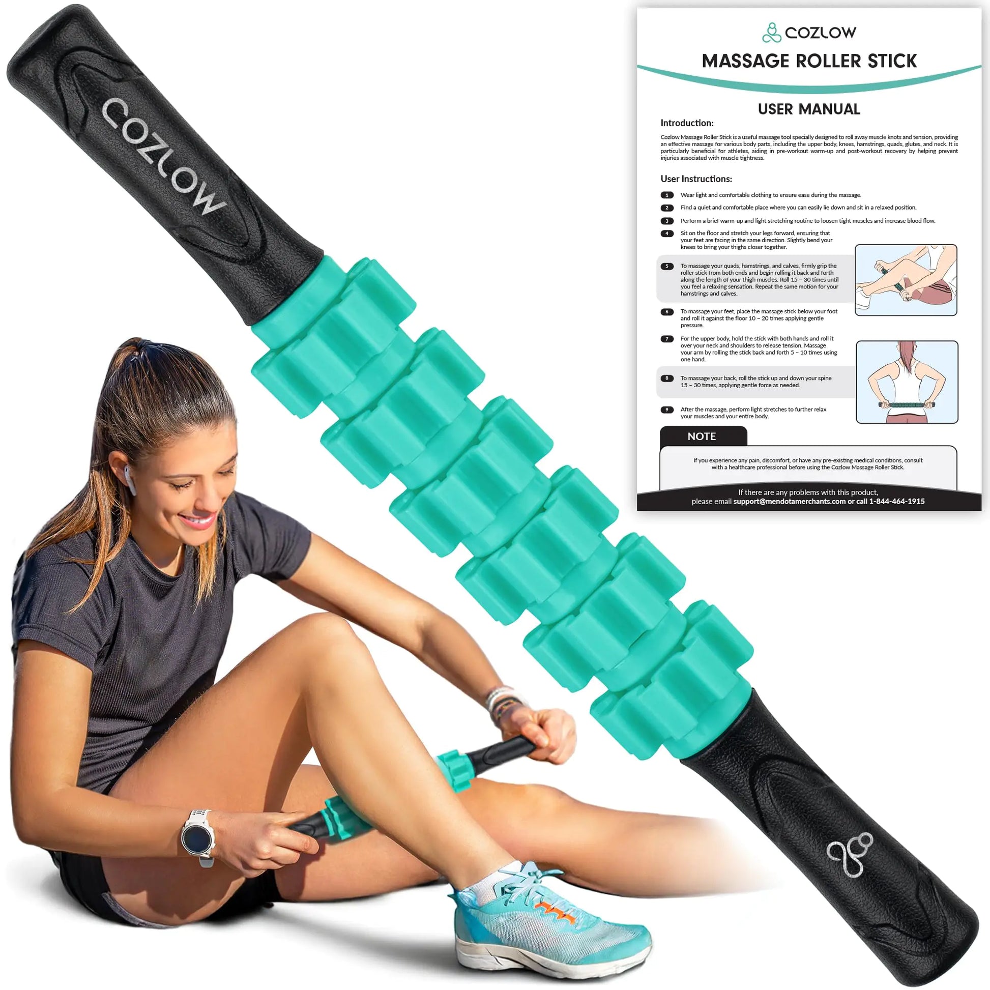 CoreFlow Muscle Recovery Stick — Deep Release. Fast Rebuild.